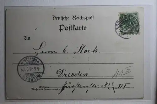 AK Deutschland Grußkarte 1899 #PH555