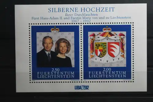 Liechtenstein Block 14 mit 1039-1040 postfrisch #TU854
