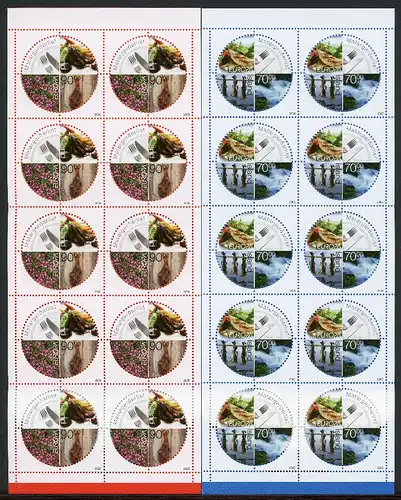 Island Markenheftchen mit 1102-03 postfrisch Cept #HO995