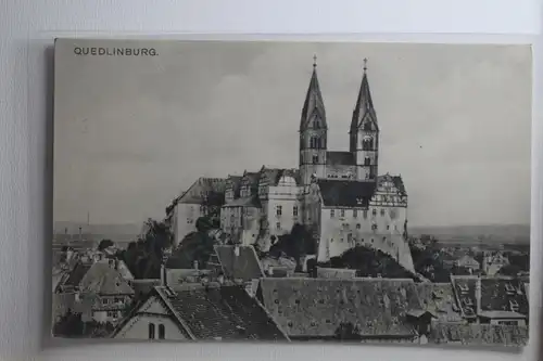 AK Quedlinburg (Harz) Ortsansicht mit Schloss #PH513