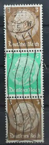 Deutsches Reich Zd S128 gestempelt Zusammendruck #TW083