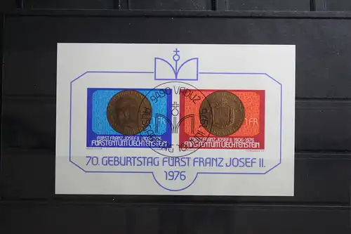 Liechtenstein Block 10 mit 649-650 gestempelt #TU530