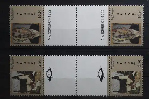 Finnland Alandinseln 61-62 postfrisch als Zwischenstegpaar #TU983