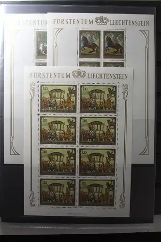 Liechtenstein 717-719 postfrisch als Kleinbogensatz #TU534