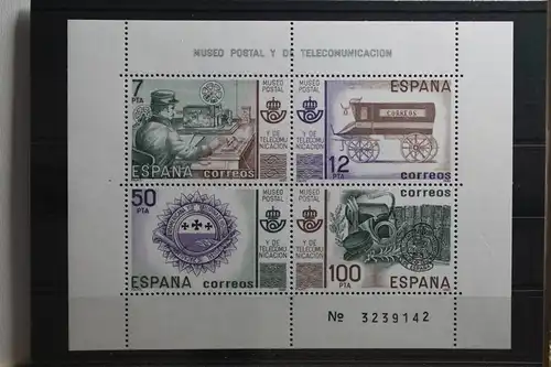 Spanien Block 24 postfrisch #TU446