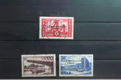Saarland 362-364 gestempelt mit Vollstempel #TV164