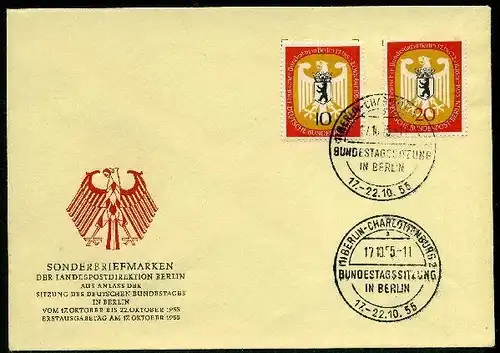 Berlin 129-130 Ersttagesbrief/FDC #HU656