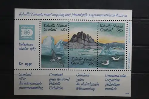 Grönland Block 1 mit 169-171 postfrisch #TU710
