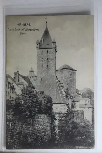 AK Nürnberg Luginsland mit fünfeckigem Turm #PH514