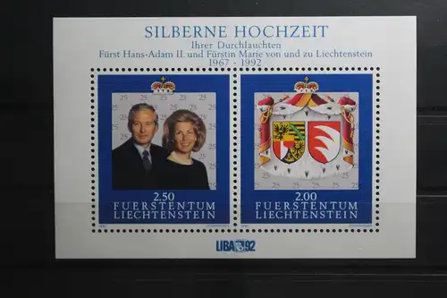Liechtenstein Block 14 mit 1039-1040 postfrisch #TU819
