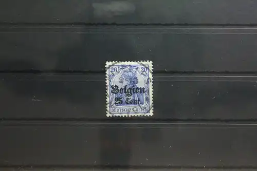 Deutsche Besetzung 1. WK Belgien 18 gestempelt Vollstempel #TT218