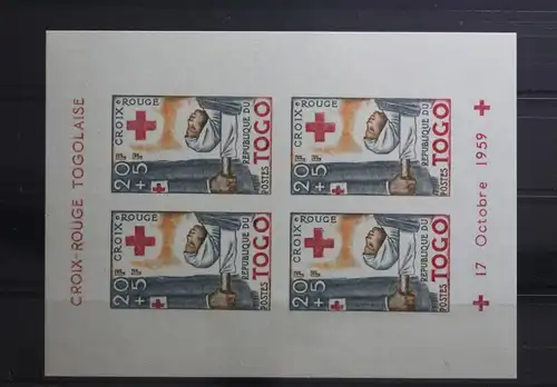 Togo Block 2 mit 268 postfrisch Rotes Kreuz #TV231