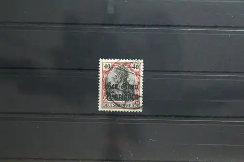 Deutsche Besetzung 1. WK Polen 15 gestempelt Vollstempel #TT379