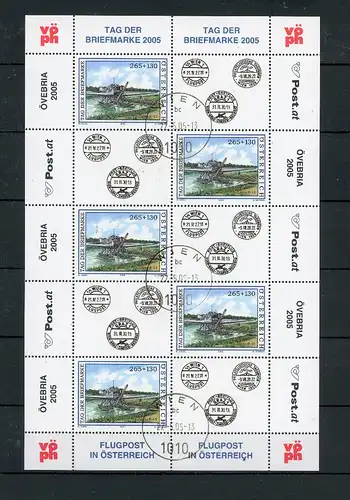 Österreich Kleinbogen 2532 gestempelt Tag der Briefmarke #IY357