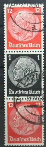 Deutsches Reich Zd S150 gestempelt Zusammendruck #TW080