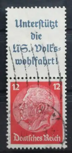 Deutsches Reich Zd S155 gestempelt Zusammendruck #TW086