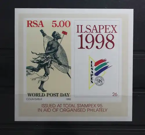 Südafrika Block 39 mit 976 postfrisch #TV949