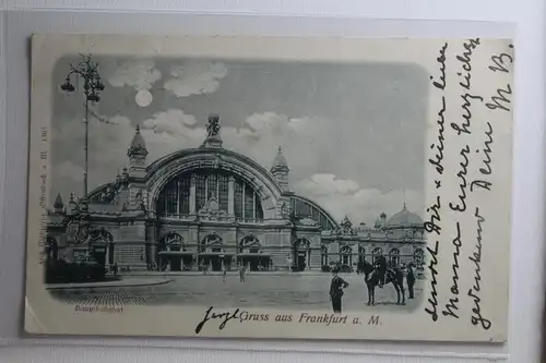 AK Frankfurt am Main Hauptbahnhof 1898 #PH532