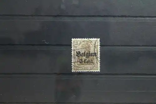 Deutsche Besetzung 1. WK Belgien 11 gestempelt Vollstempel #TT107