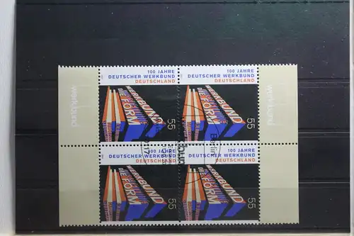 BRD 2625 gestempelt als 4er Eckrand #TX257