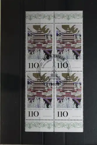 BRD 2008 gestempelt als 4er Eckrand #TX030