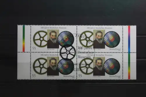 BRD 2332 gestempelt als 4er Eckrand #TX326