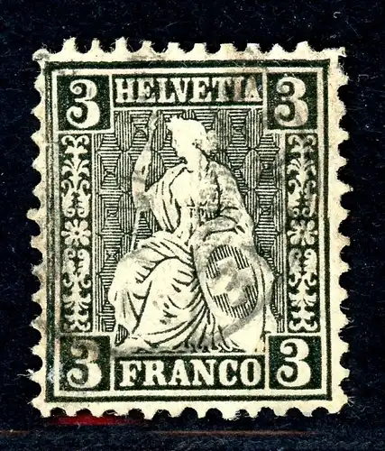 Schweiz 21 gestempelt #HO397