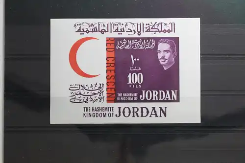 Jordanien Block 5 mit 408 postfrisch Rotes Kreuz #TV234