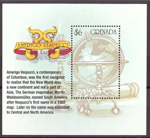 Grenada Block 691 postfrisch Seefahrt #HO436