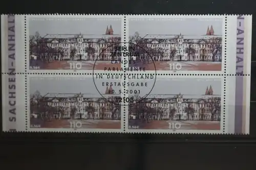 BRD 2184 gestempelt als 4er Eckrand #TX108