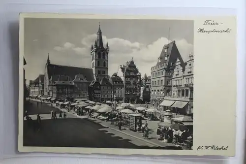 AK Trier a.d. Mosel Hauptmarkt 1940 #PH567