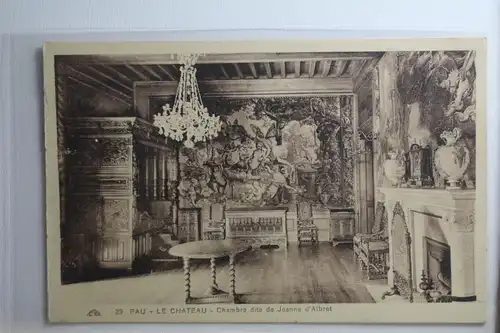 AK Pau - Le Chateau Chambre dite de Jeanne d'Albret #PH576