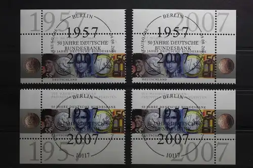 BRD 2618 gestempelt mit allen vier Eckenrändern #TX246