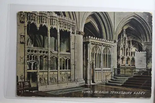 AK Gloucestershire Tombs in Choir Tewkesbury Abbey #PH592