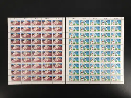 Berlin 50er Bögen 664-665 postfrisch Formnummer 1 #BW7950