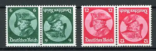 Deutsches Reich Zusammendrucke K 17-18 postfrisch #HU027