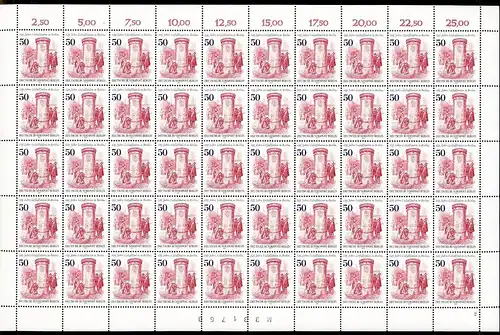 Berlin 50er Bogen 612 postfrisch Formnummer 2 #BW7968