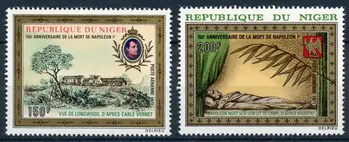 Niger 288-289 postfrisch Napoleon #HO390