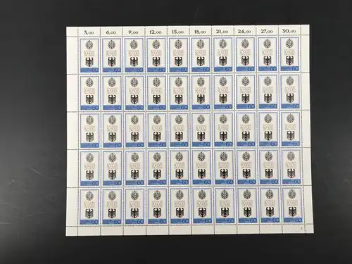 Berlin 50er Bogen 598 postfrisch Formnummer 2 #BW7988