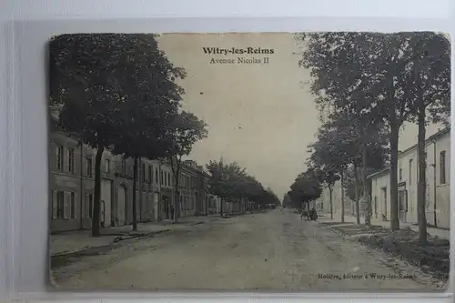 AK Witry-lès-Reims Avenue Nicolas II #PH679
