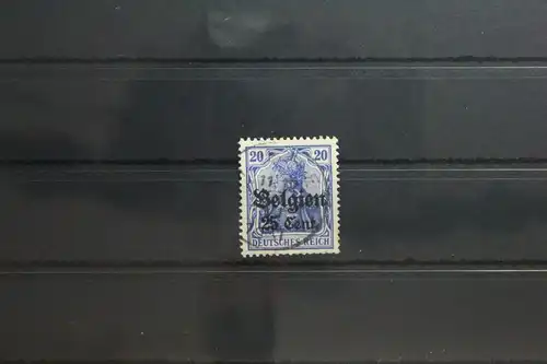 Deutsche Besetzung 1. WK Belgien 18 gestempelt Vollstempel #TT216