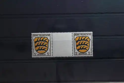 Fr. Zone Allgemeine Ausgabe 3 ZW postfrisch Zwischenstegpaar #TY563