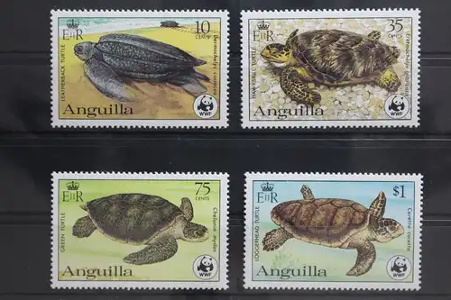 Anguilla 541-543 postfrisch Schildkröte #TS813