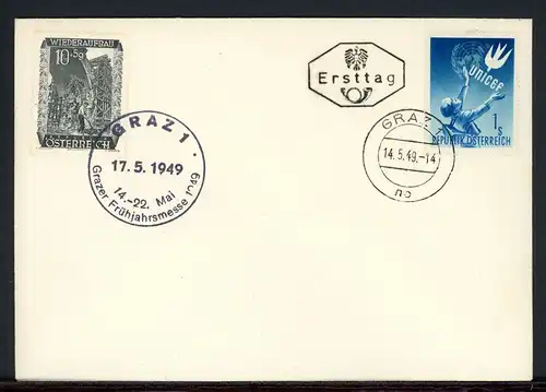 Österreich 933 Unicef Ersttagesbrief/FDC #HU076