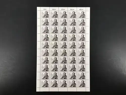 Berlin 50er Bogen 601 postfrisch Formnummer 3 #BW7993