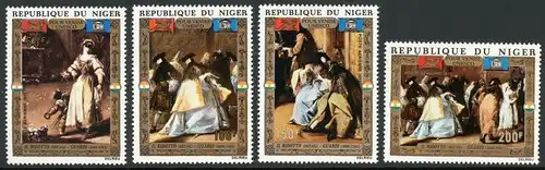 Niger 376-378 postfrisch Kunst #HO392