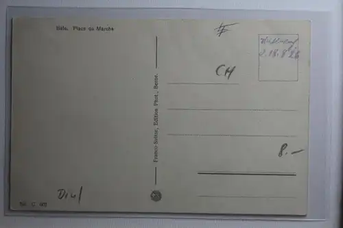 AK Basel Marktplatz mit Rathaus #PH667