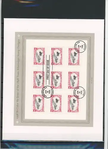 USA Block 44 Rinder Ersttagesbrief/FDC #IY856