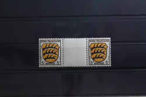 Fr. Zone Allgemeine Ausgabe 3 ZW postfrisch Zwischenstegpaar #TY568