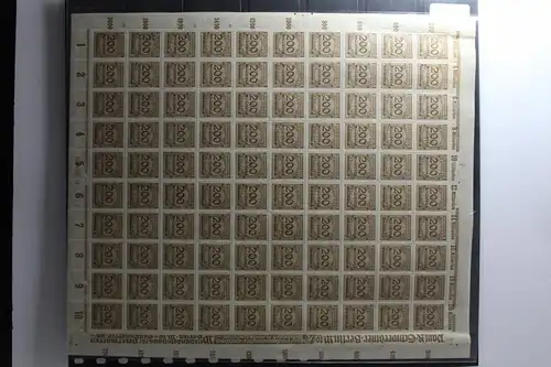 Deutsches Reich 323B postfrisch als ungefalteter Bogen #TV415